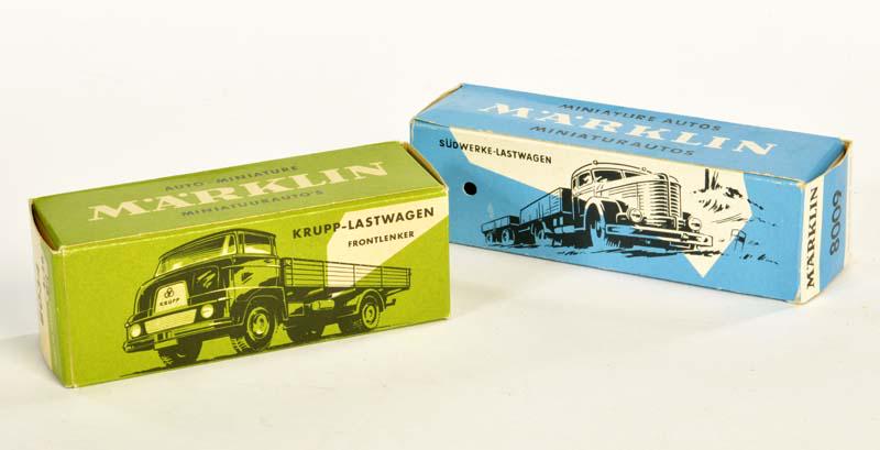 Maerklin, 2x Originalkarton Suedwerke Lastwagen + Krupp (1 of 1)