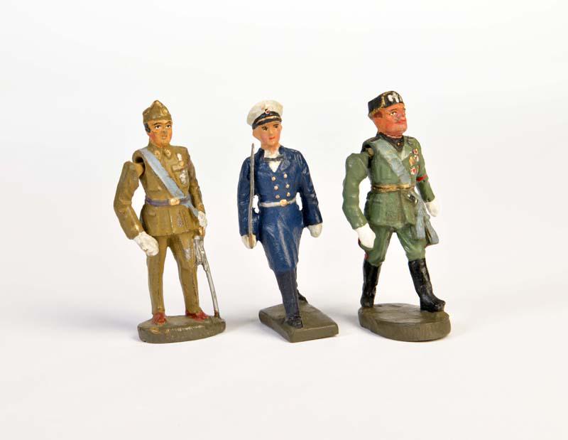 Lineol, Elastolin, Franco + Mussolini + Marine Offizier (1 of 1)