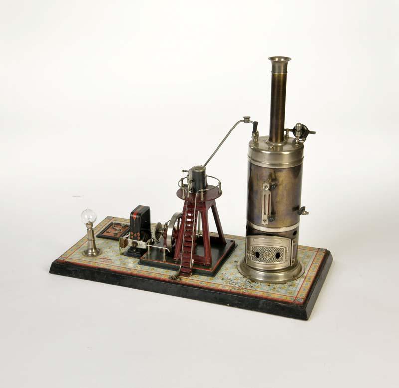 Bing, Schiffsdampfmaschine mit Dynamo + Lampe Nr. (1 of 1)