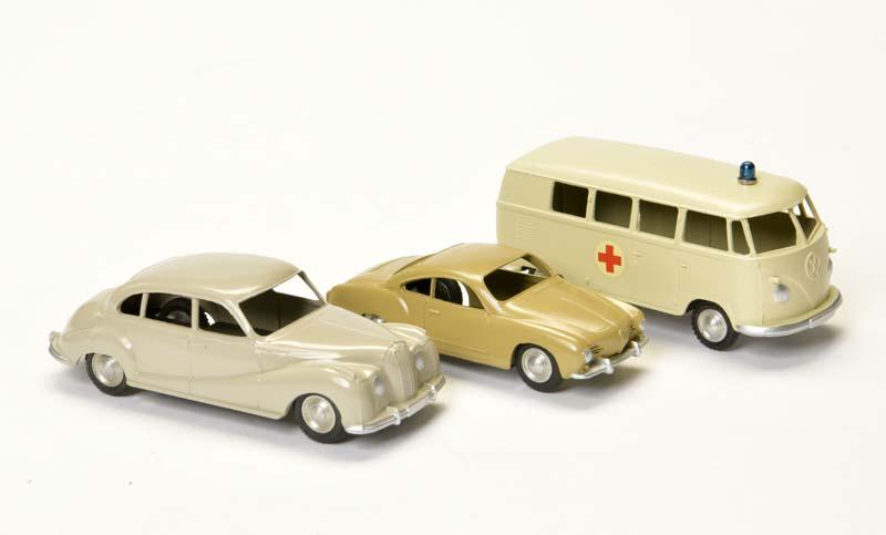 Maerklin, Karmann Ghia, VW Bus + BMW 501 (1 of 1)