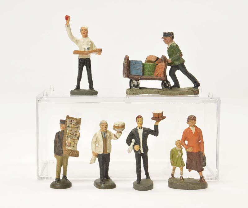 Elastolin, 6 Bahnsteigfiguren (1 of 1)