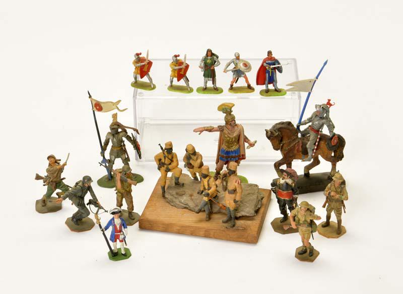 Elastolin u.a., Konvolut Figuren (1 of 1)