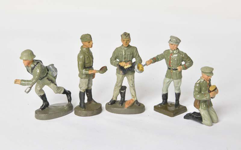 Elastolin/Lineol, 5 Soldaten (1 of 1)
