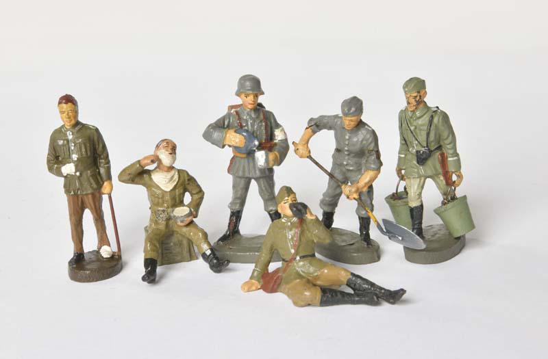 Elastolin, 6 Soldaten (1 of 1)