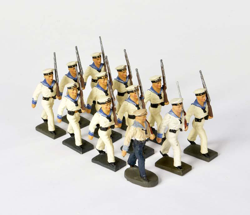 Lineol, Elastolin, 12 Marinesoldaten (1 of 1)