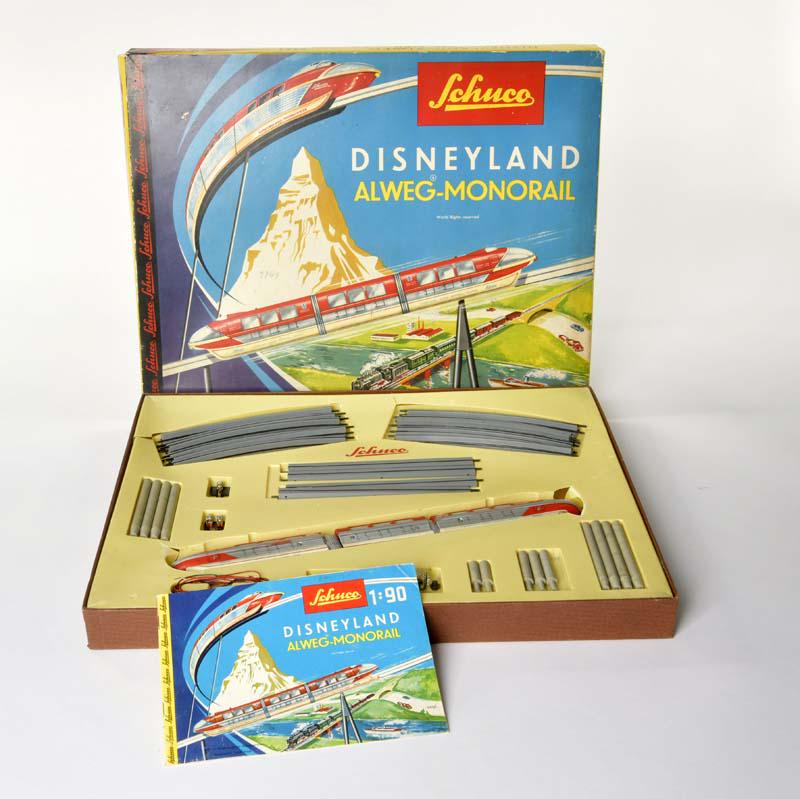 Schuco, Disneyland Alweg Monorail: Schuco, Disneyland Alweg Monorail, W.-Germany, mixedc onstr., box C 2, complete ?, please inspect, C 2