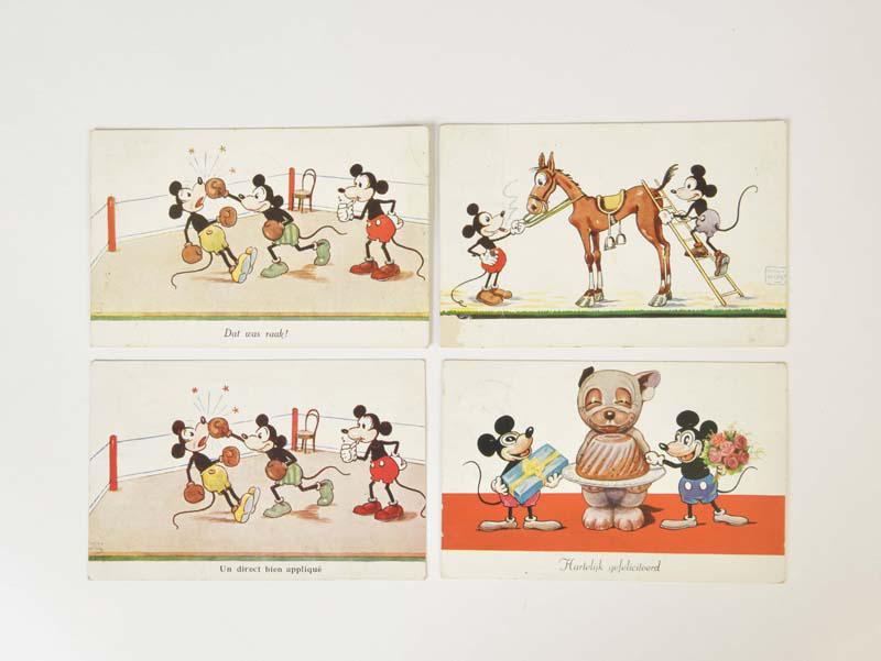 4 Micky Maus Postkarten (1 of 1)
