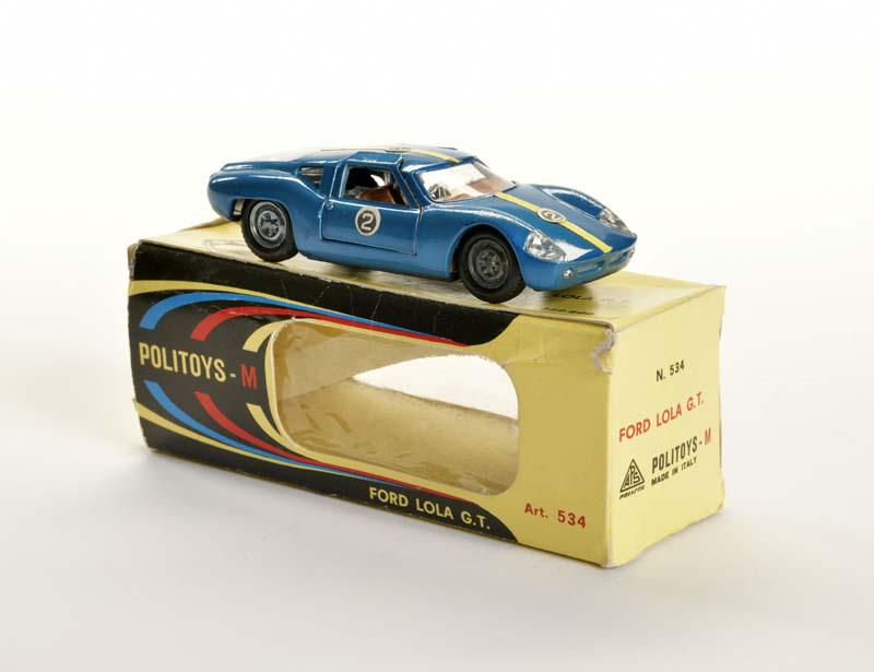 Politoys, Ford Lola GT: Politoys, Ford Lola GT, Italy, 1:43, diecast, box C 2, C 1