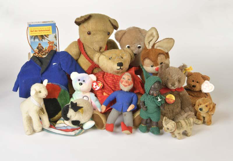 Steiff u.a., Konvolut Baeren u.a. (1 of 1)