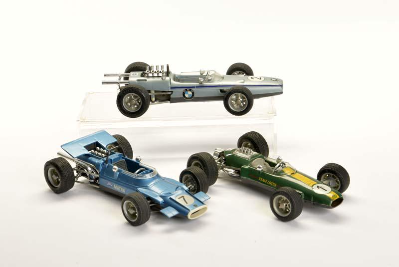 Schuco, 3 Rennwagen Formel 1 + Formel 2 (1 of 1)