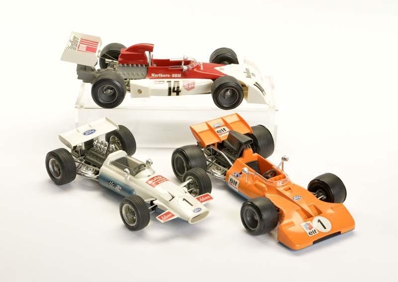 Schuco, 3 Rennwagen Formel 1 + Formel 2 (1 of 1)