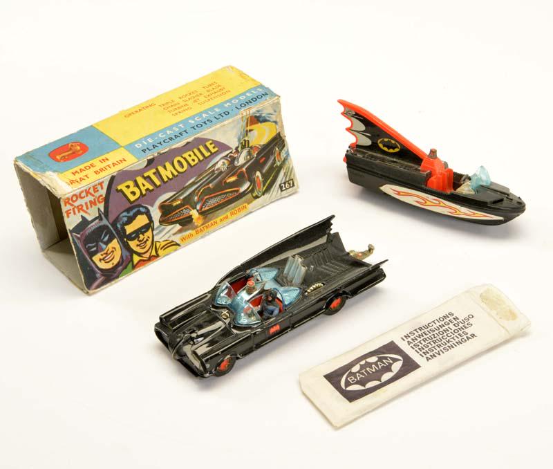 Corgi Toys, Batmobile + Batboat (1 of 1)
