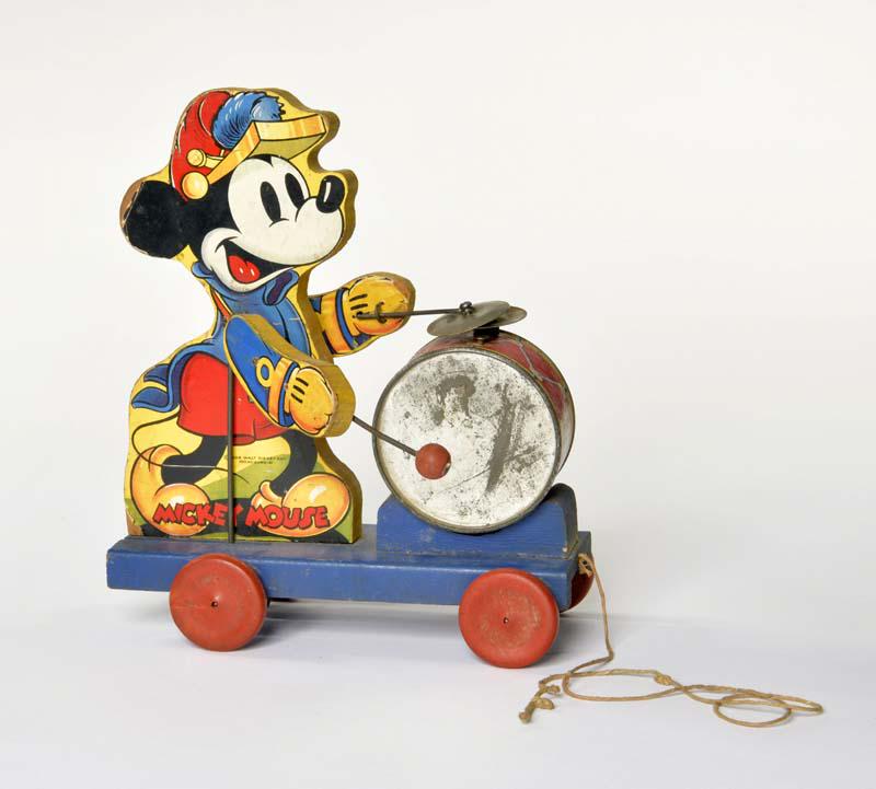 Fisher Price, Mickey Mouse Drummer on Vehicle (1 of 1)