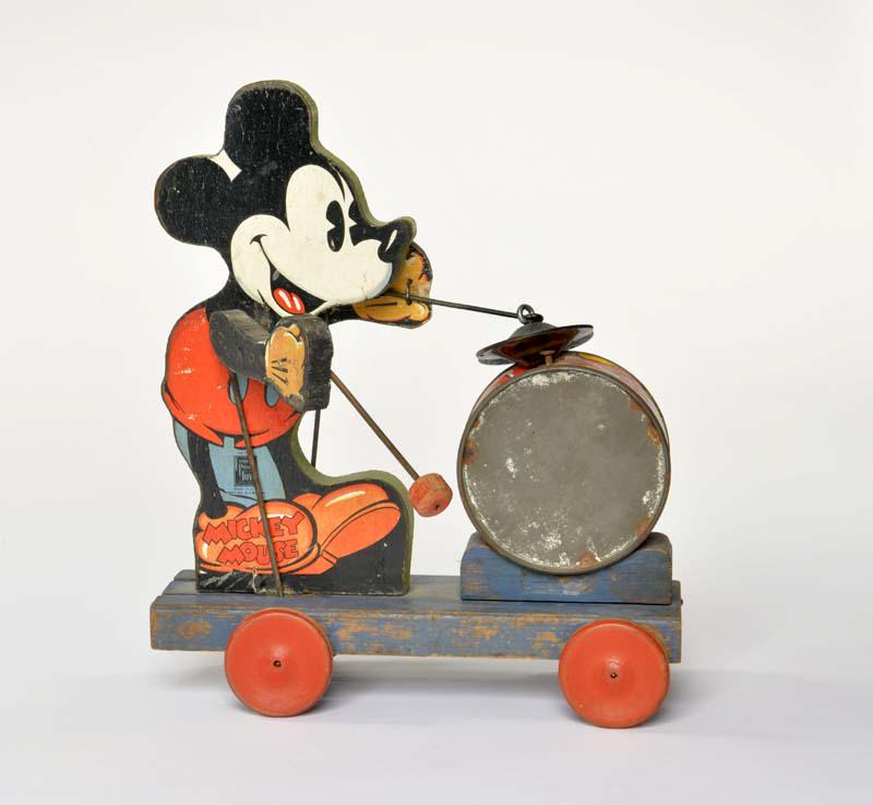 Fisher Price, Mickey Mouse Drummer on Vehicle (1 of 1)