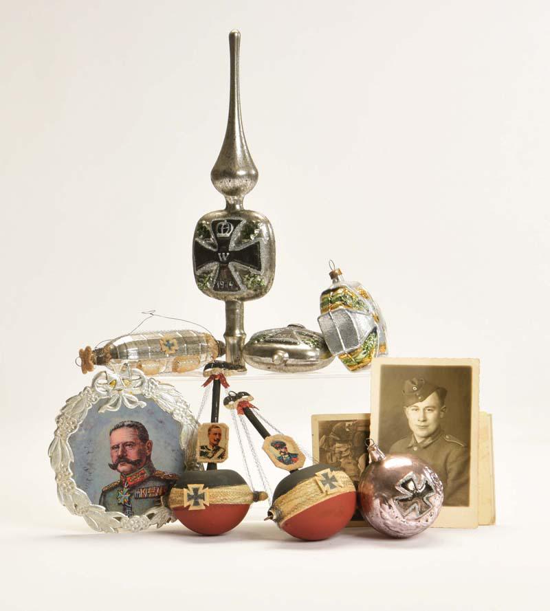 Konvolut von patriotischem Weihnachtsschmuck, 1. WK + (1 of 1)