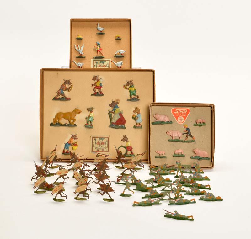 Grosses Konvolut Zinnfiguren Maerchenfiguren, (1 of 1)