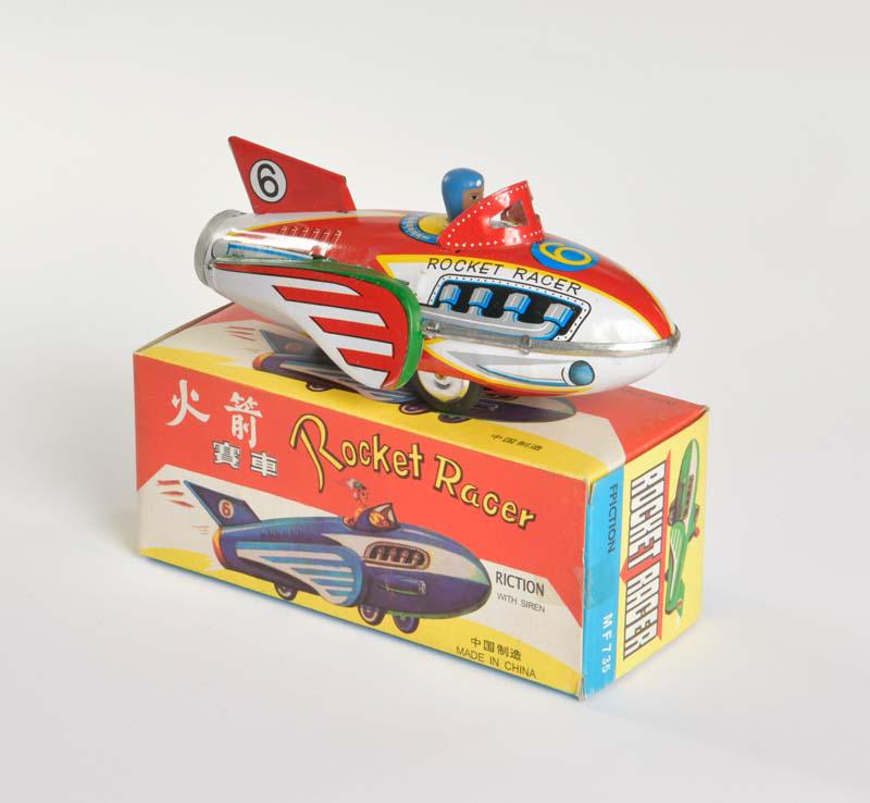Rocket Racer: Rocket Racer, China, tin, friction ok, box C 1, C 1