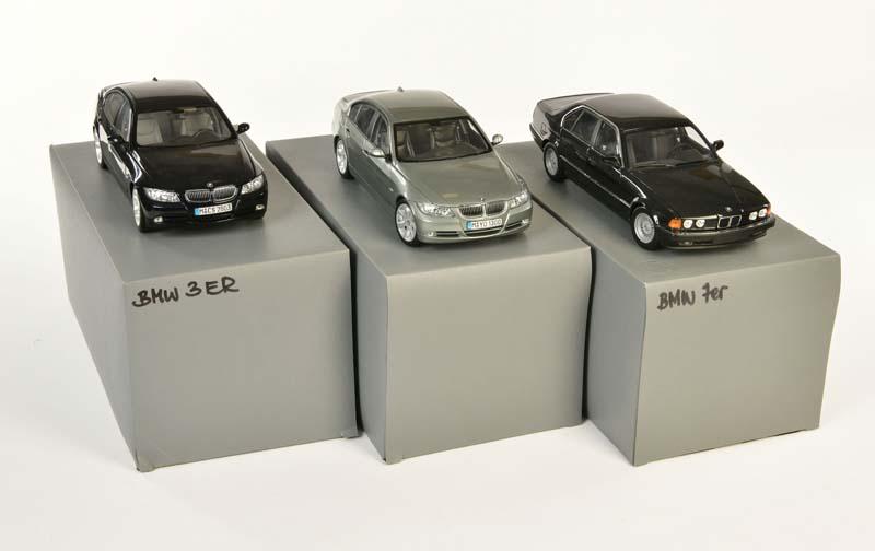 Kyosho + Minichamps, 2x BMW 3er + BMW 7er (1 of 1)