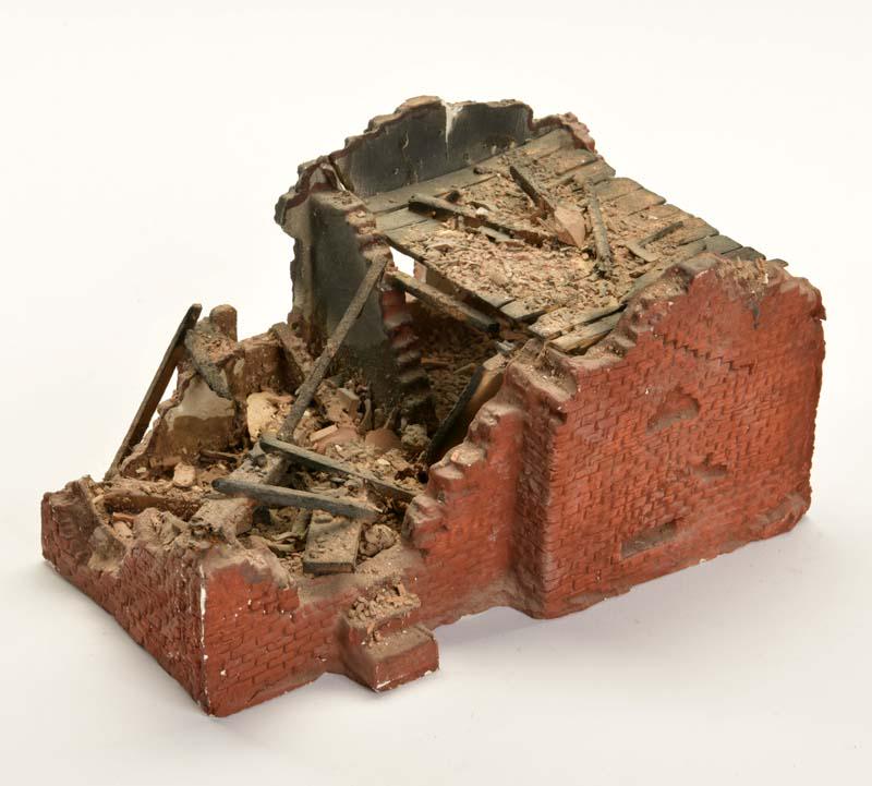 Ruine fuer Diorama: Ruin for Diorama