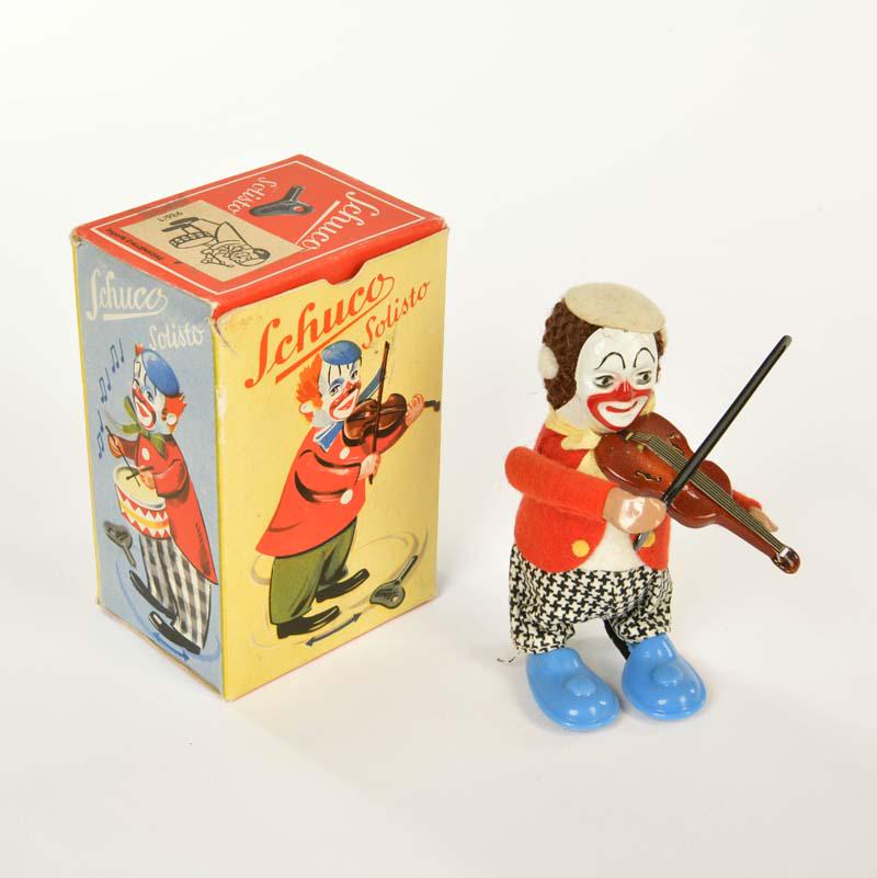 Schuco, Clown mit Geige (1 of 3)