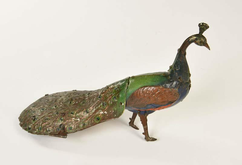 Hans Eberl, Pfau: Hans Eberl, Peacock, Germany pw, cw slightly slowly, paint d. due to age