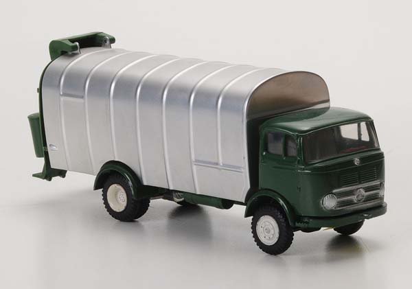 Tekno: Tekno, trash truck, Denmark, 1:43, diecast, condition 1-, Beschreibung: Tekno, Müll LKW, Denmark, 1:43, Druckguss, Z 1-, (2511)