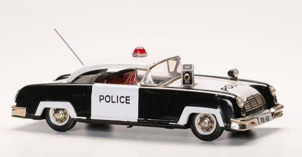 Joustra: Joustra. police. France. 33cm. movable camera. condition 2- Deutsche Beschreibung: Joustra. Polizei. France. 33cm. bewegliche Kamera. Z 2-