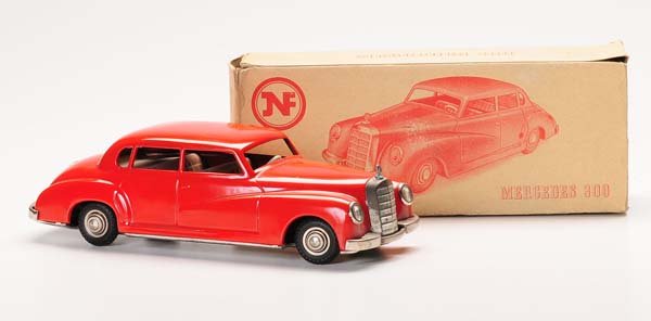 JNF: JNF. Mercedes 300. W.-Germany. 24cm. windup ok. condition 1- Deutsche Beschreibung: JNF. Mercedes 300. W.-Germany. 24cm. Uhrwerk ok. Z 1-