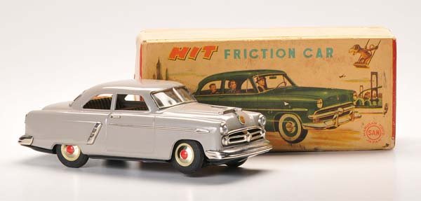 Marusan: Marusan. hit friction car. Japan. 26cm. rare. original box condition 1-2. condition 1 Deutsche Beschreibung: Marusan. Hit Friction Car. Japan. 26cm. selten. Okt Z 1-2. Z 1