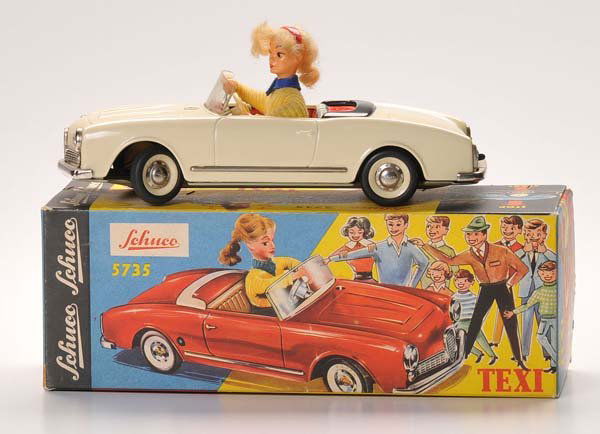 Schuco: Schuco. 5735 Texi. W.-Germany. 24cm. windup ok. original box condition 1. condition 1- Deutsche Beschreibung: Schuco. 5735 Texi. W.-Germany. 24cm. Uhrwerk ok. Okt Z 1. Z 1-