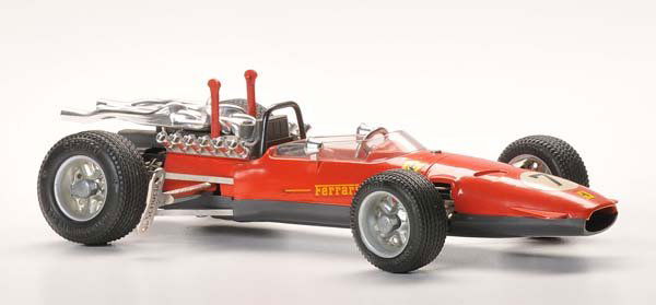 Schuco: Schuco. Ferrari Formel 2. W.-Germany. fast windup ok. rear spoiler ok. otherwise good. Deutsche Beschreibung: Schuco. Ferrari Formel 2. W.-Germany. 22 cm. Schnellaufzug ok. Heckspoiler fehlt. sonst g