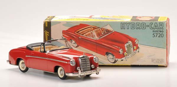 Schuco: Schuco. Hydro-Car 5720. W.-Germany. battery drive ok. original box condition 1-. condition 1. Deutsche Beschreibung: Schuco. Hydro-Car 5720. W.-Germany. 26 cm. Batterieantrieb ok. Okt Z 1-. Z 1.