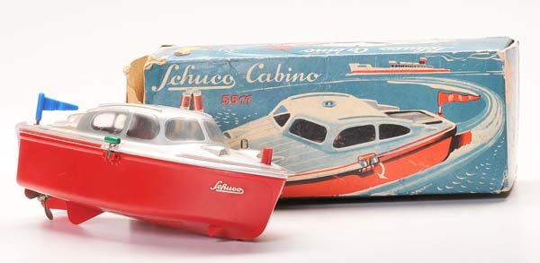 Schuco: Schuco. Cabino 5511. W.-Germany. plastic. damaged original box condition 2-3. condition 1. Deutsche Beschreibung: Schuco. Cabino 5511. W.-Germany. 21 cm. Kunststoff. beschädigter Okt Z 2-3. Z 1.