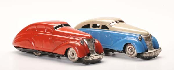 Schuco: Schuco. 2 turning cars 1010. US Zone Germany. 14cm. windup ok. condition 3- Deutsche Beschreibung: Schuco. 2 Wende Autos 1010. US Zone Germany. 14cm. Uhrwerk ok. Z 3-