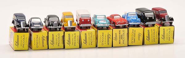 Schuco: Schuco. Convolute: 10 Piccolos. Germany. original box condition 1. condition 1 Deutsche Beschreibung: Schuco. Konvolut: 10 Piccolos. Germany. Okt Z 1. Z 1