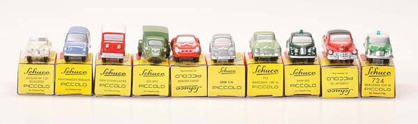 Schuco: Schuco. Convolute: 10 Piccolos. Germany. original box condition 1. condition 1 Deutsche Beschreibung: Schuco. Konvolut: 10 Piccolos. Germany. Okt Z 1. Z 1