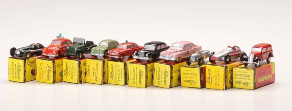 Schuco: Schuco. Convolute: 10 Piccolos. Germany. original box condition 1. condition 1 Deutsche Beschreibung: Schuco. Konvolut: 10 Piccolos. Germany. Okt Z 1. Z 1