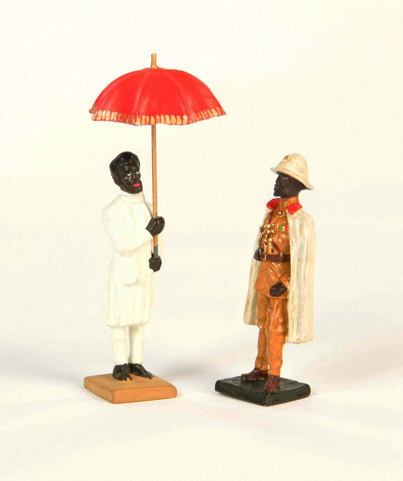 Lineol, Haile Selassie + Schirmtraeger: Lineol, Haile Selassie + Umbrella Bearer, new production