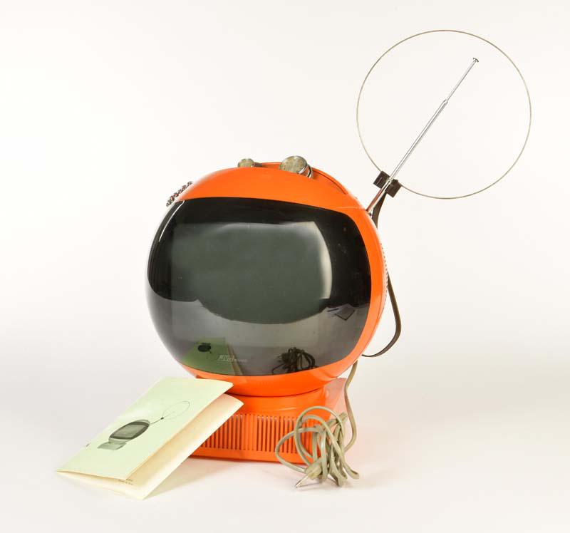 JVC Nikko, Kugelfernseher: JVC Nikko, Bowl Television, function not checked, from the 70s, with instruction, very good condition