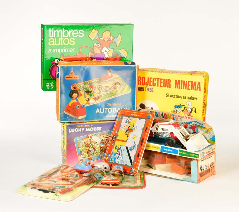 Koehler u.a., Konvolut Spiele, Traktor, Wegebau Set (1 of 1)