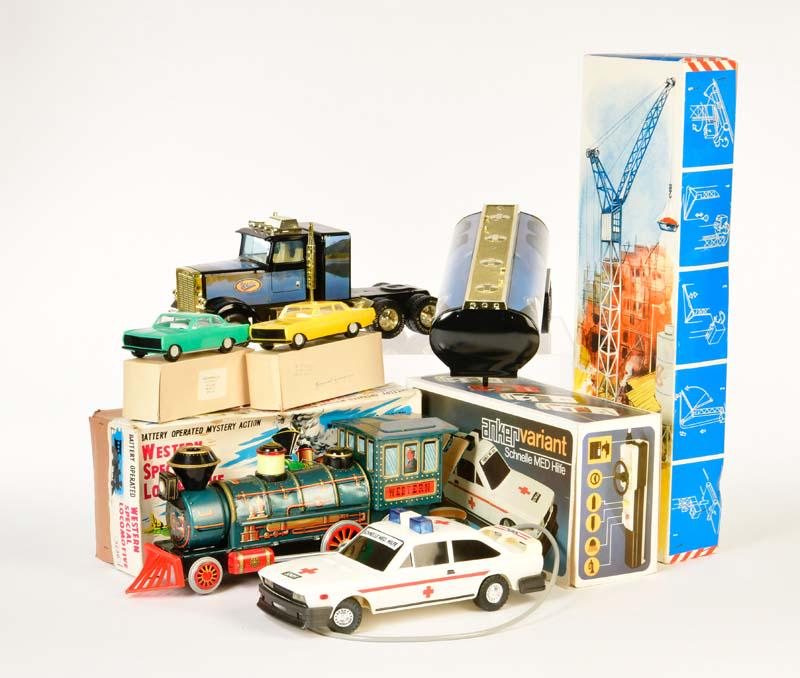 Anker, Kellermann u.a., Autos,  Kran + Westernlok (1 of 1)