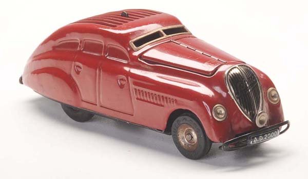 Schuco: English Description: Schuco, Commando Car, Germany prewar, tin, windup ok, minimal paint damage, condition 1-, Deutsche Beschreibung: Schuco, Kommando Auto, Germany VK, 14,5 cm, Blech, Uhrwerk ok, min