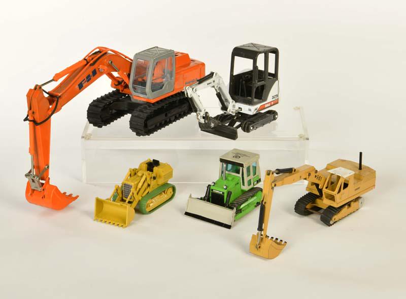 NZG, Strenco u.a., 5 Baufahrzeuge (1 of 1)