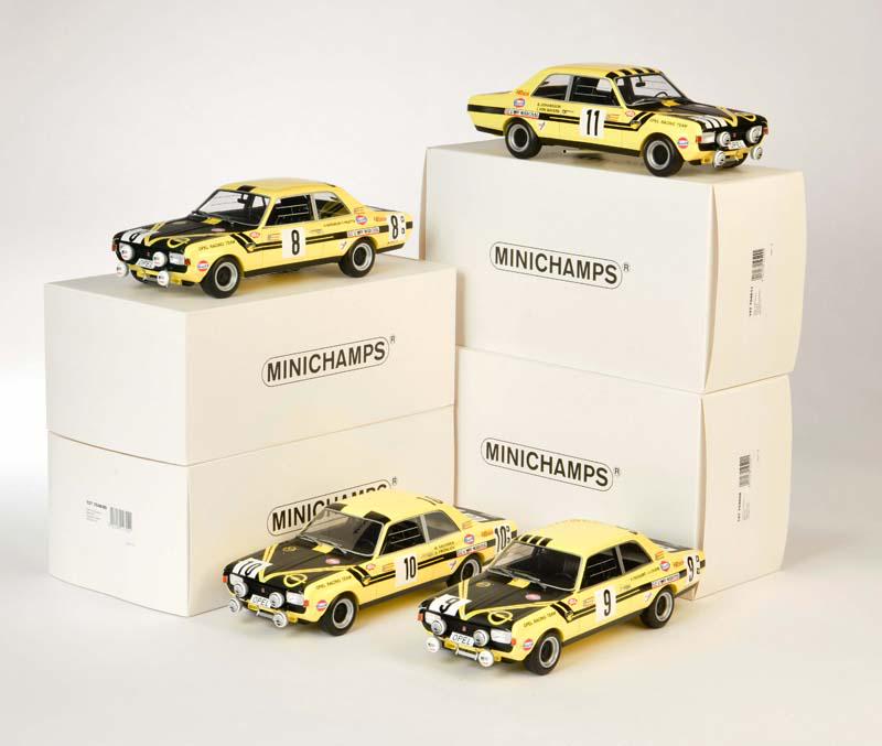 Minichamps, 4x Opel Commodore Rennversion (1 of 1)