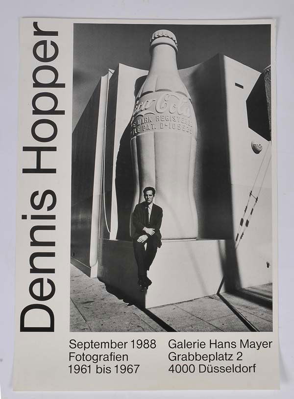 Dennis Hopper: Dennis Hopper, Poster (60x84) 1988 Deutsche Beschreibung: Dennis Hopper, Plakat (60x84), 1988, (2349)