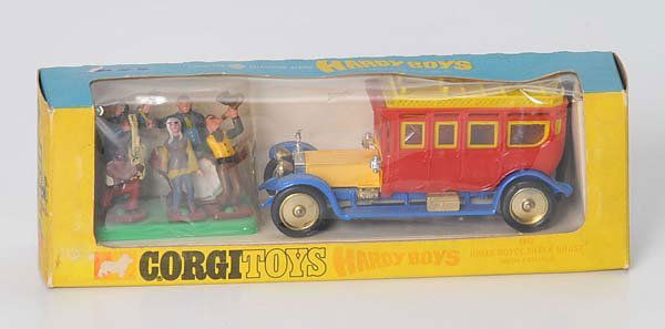 Corgi Toys: Corgi, Hardy Boys Rolls Royce, England, 1/43, diecast, original box condition 2, condition 1 Deutsche Beschreibung: Corgi, Hardy Boys Rolls Royce, England, 1/43, Druckguss, Okt Z 2, Z 1, (3071)