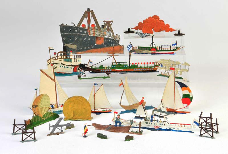 Konvolut Flachfiguren, Schiffe u.a. (1 of 1)