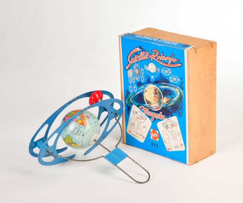 Gescha, Satellit Rotryo Magneta 805: Gescha, Satellit Rotryo Magneta 805, W-Germany, tin, function ok, box C1, C1-