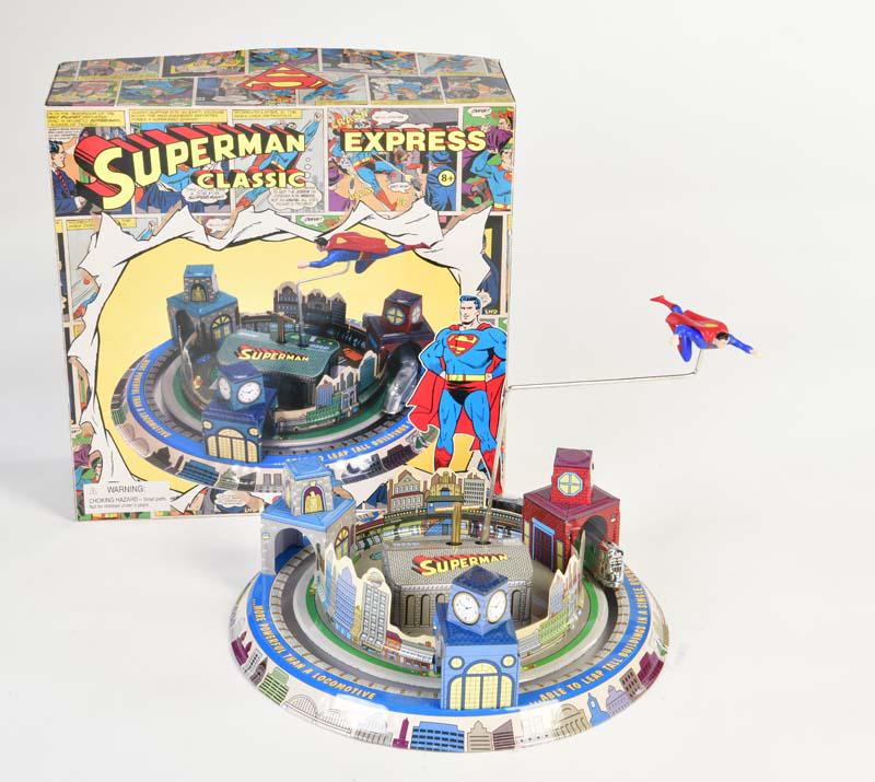 Schylling, Superman Express: Schylling, Superman Express, tin, function ok, box C 1, C 1