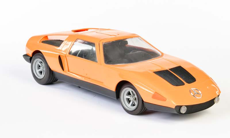 Rex, Mercedes C 111: Rex, Mercedes C 111, W.-Germany, plastic, friction ok, min. paint d., C 2